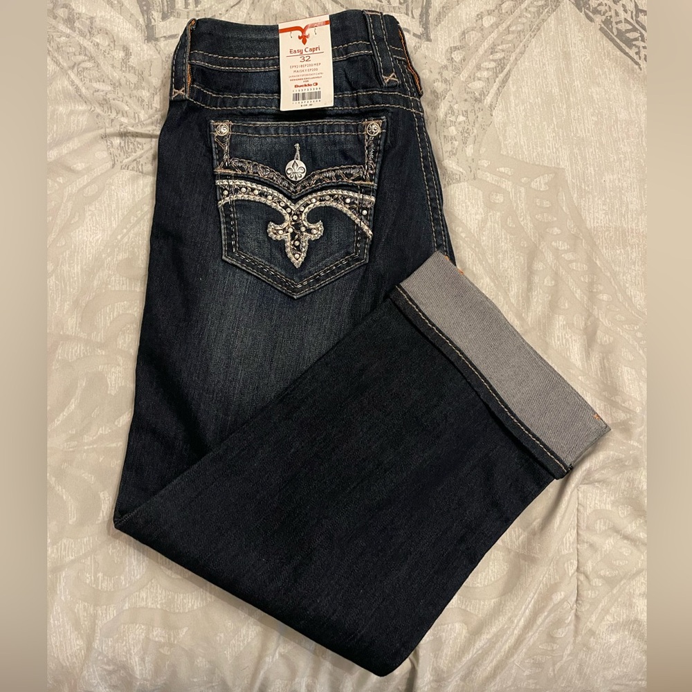 Rock Revival Easy Capri Jeans